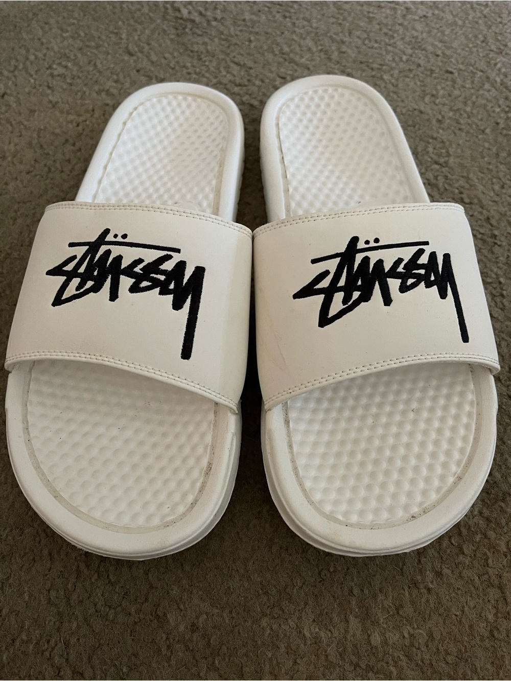 Nike Benassi Stussy Sail Black